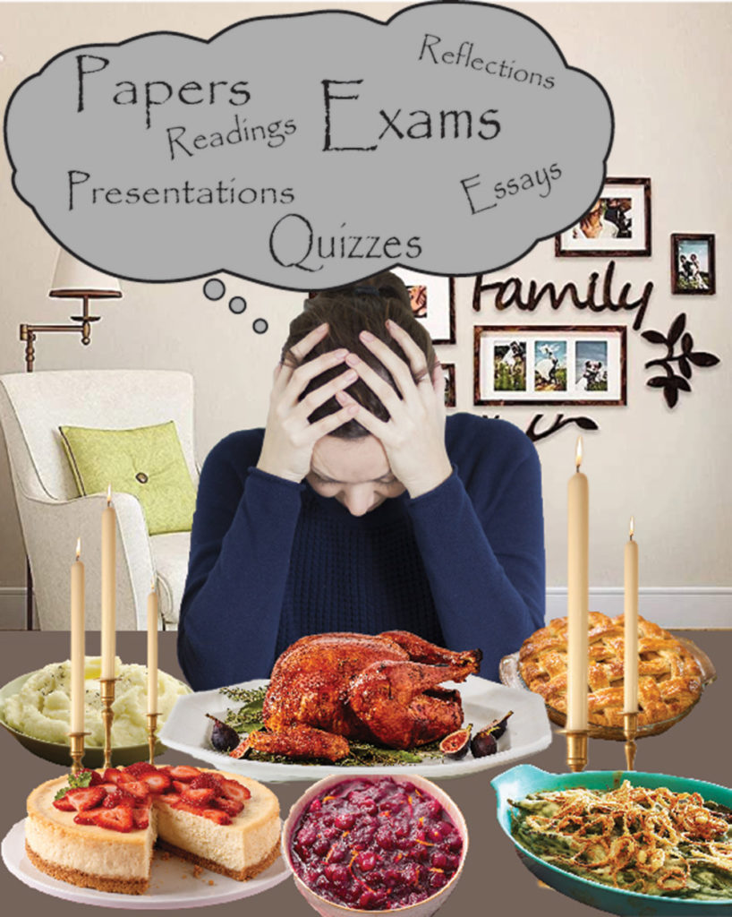 can professors assign homework over thanksgiving break